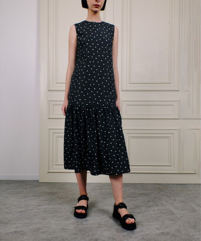 LOULOU WILLOUGHBY「【LOULOU WILLOUGHBY】キカドットノースリワンピース」|ワンピース|