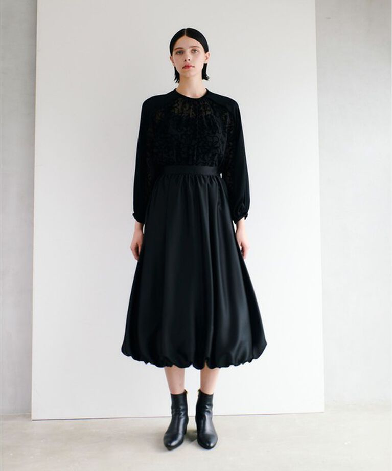 LOULOU WILLOUGHBY「【LOULOU WILLOUGHBY】チンツサテンバルーンスカート」|スカート|