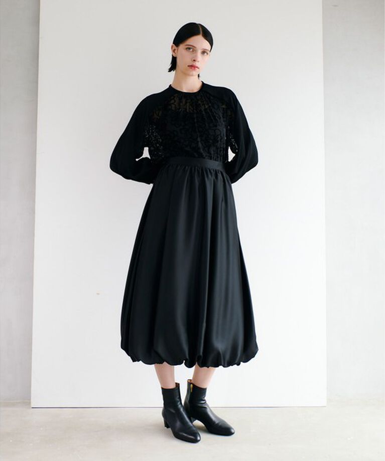 LOULOU WILLOUGHBY「【LOULOU WILLOUGHBY】チンツサテンバルーンスカート」|スカート|