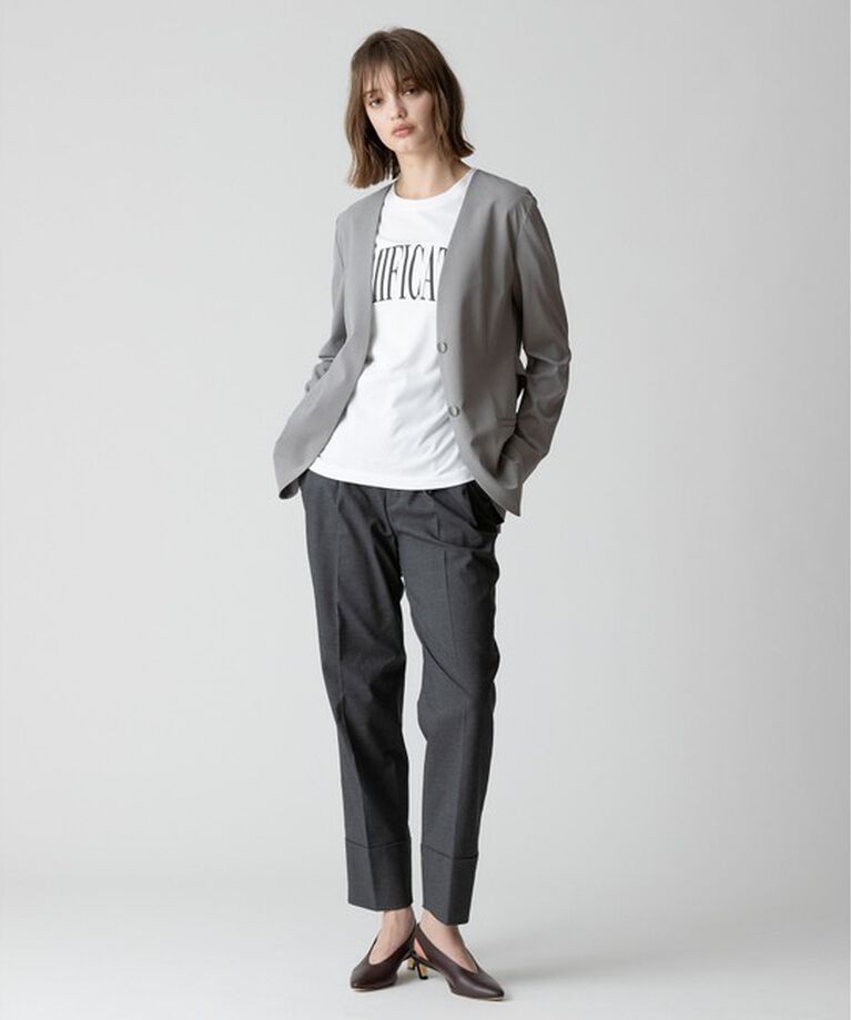 allureville「ダブルフォントメッセージT」|Tシャツ・カットソー|