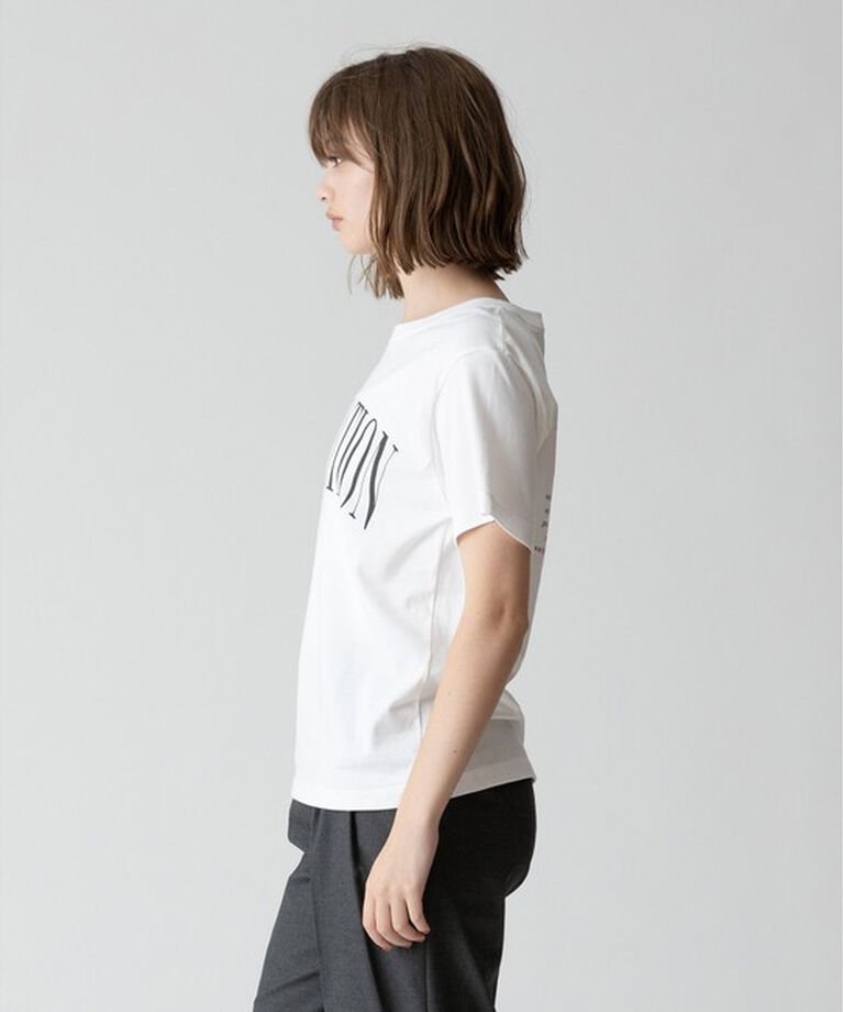 allureville「ダブルフォントメッセージT」|Tシャツ・カットソー|