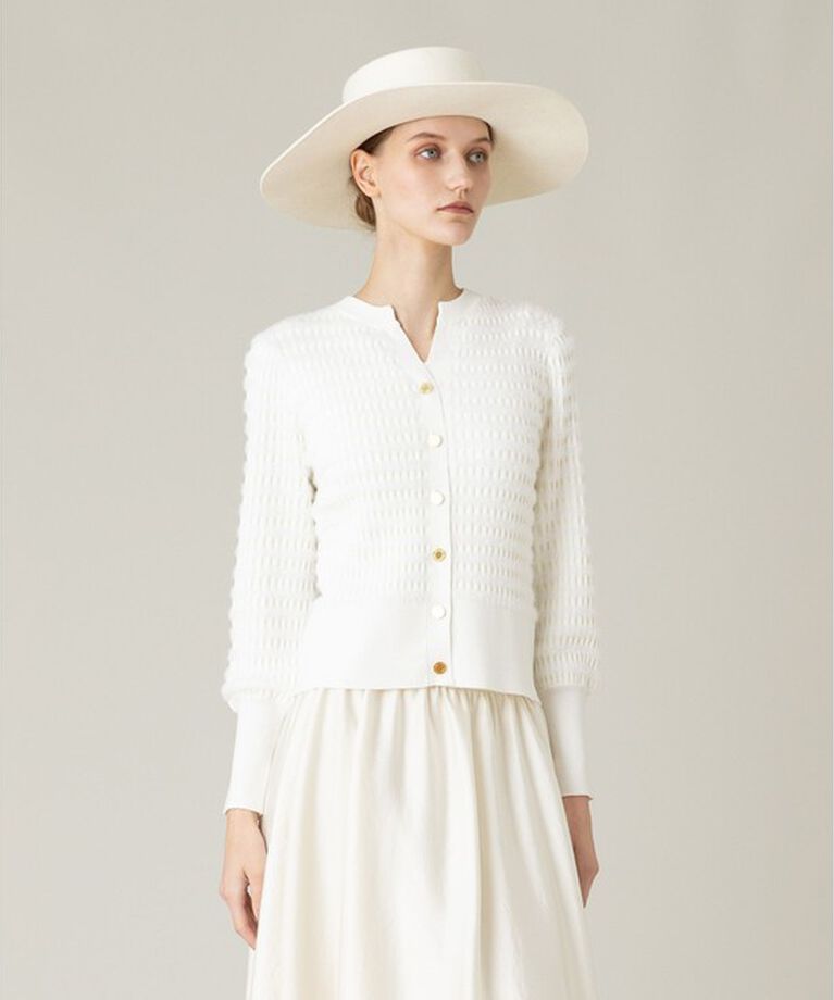 LOULOU WILLOUGHBY「◇【LOULOU WILLOUGHBY】フェザーリブボーダーカーディガン」|カーディガン|