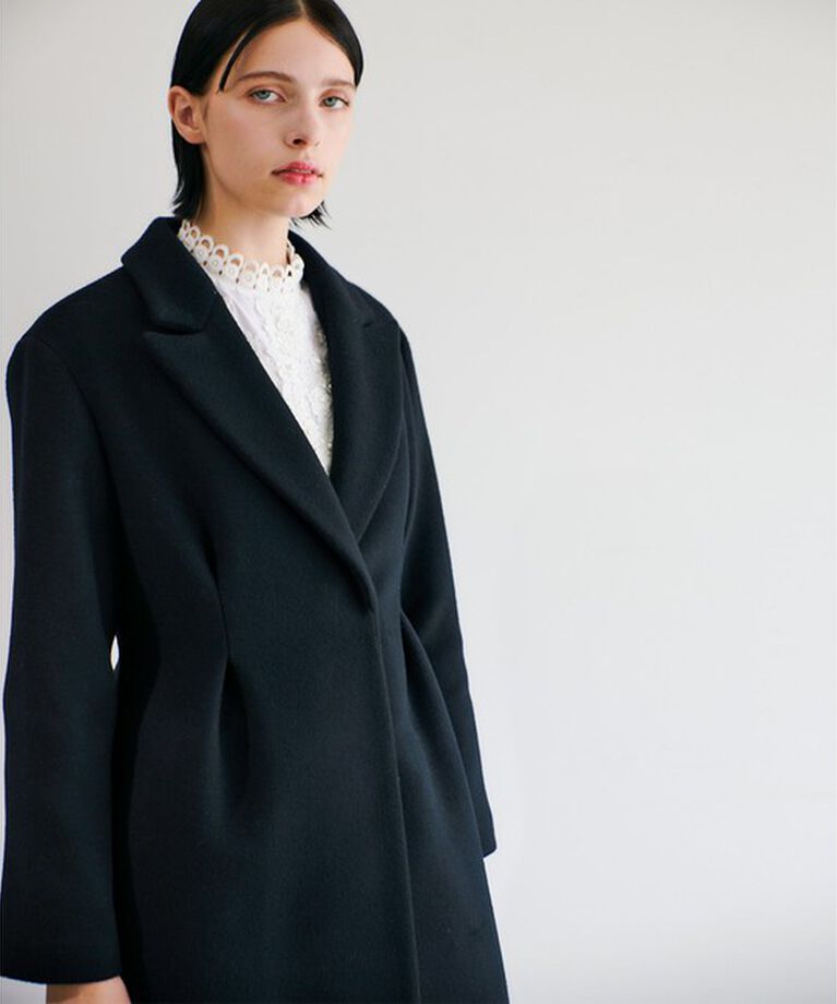 LOULOU WILLOUGHBY「【LOULOU WILLOUGHBY】ショートビーバーテーラーコート」|ダッフルコート|