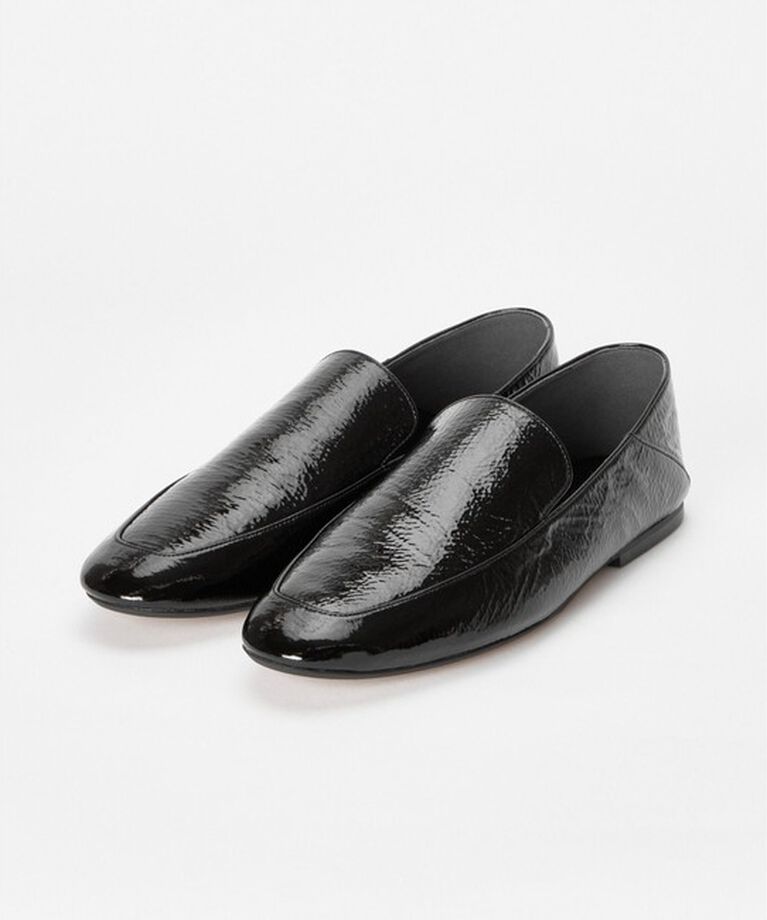 allureville「SLIPPER FLAT」|ローファー|ブラック
