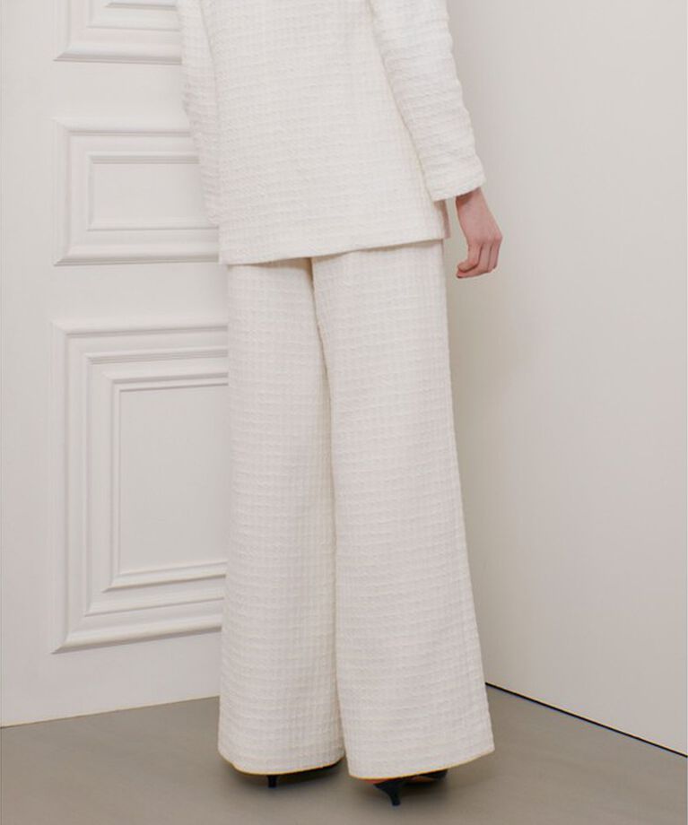 LOULOU WILLOUGHBY「【LOULOU WILLOUGHBY】スラブツイードワイドパンツ」|その他|
