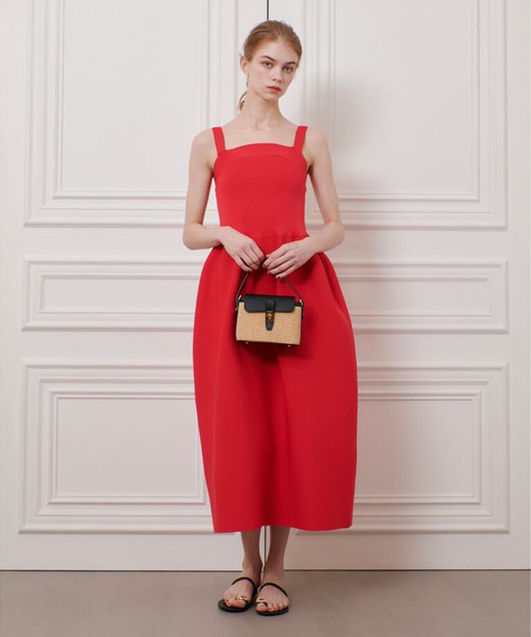 LOULOU WILLOUGHBY「【LOULOU WILLOUGHBY】ニットコクーンキャミワンピース」|ワンピース|