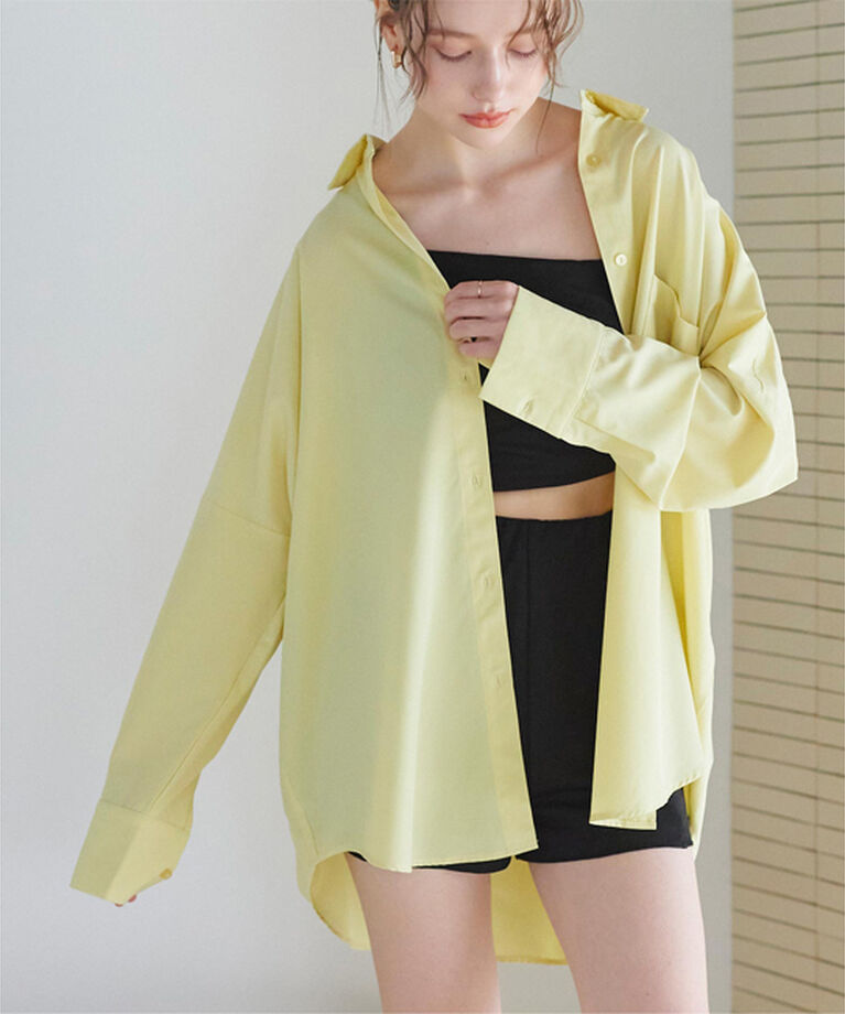 SEA DRESS「オーバーサイズシャツラッシュガード」|ビキニトップス|