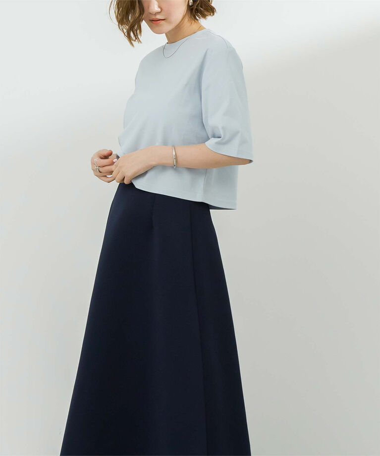 ur's「汗染み防止クロップドTシャツ」|Tシャツ・カットソー|
