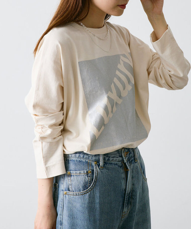  「【ふわもこ】WEB限定カラーあり / LUXURYプリントロンT」|Tシャツ・カットソー|