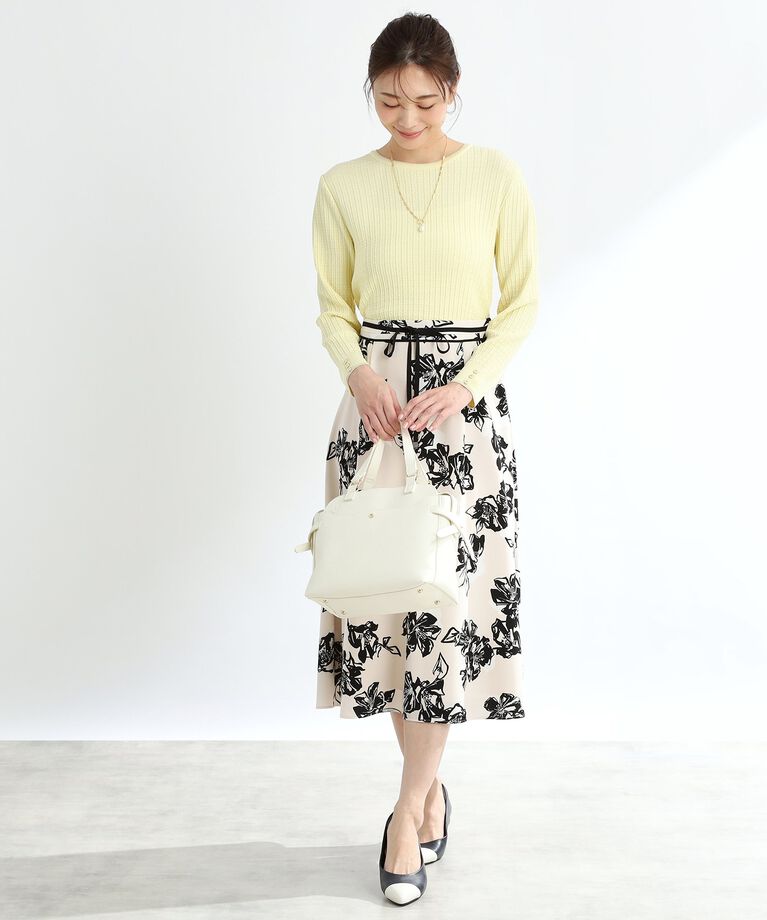 Reflect「【春SALE】スリーブデザインニット」|ニット・セーター|