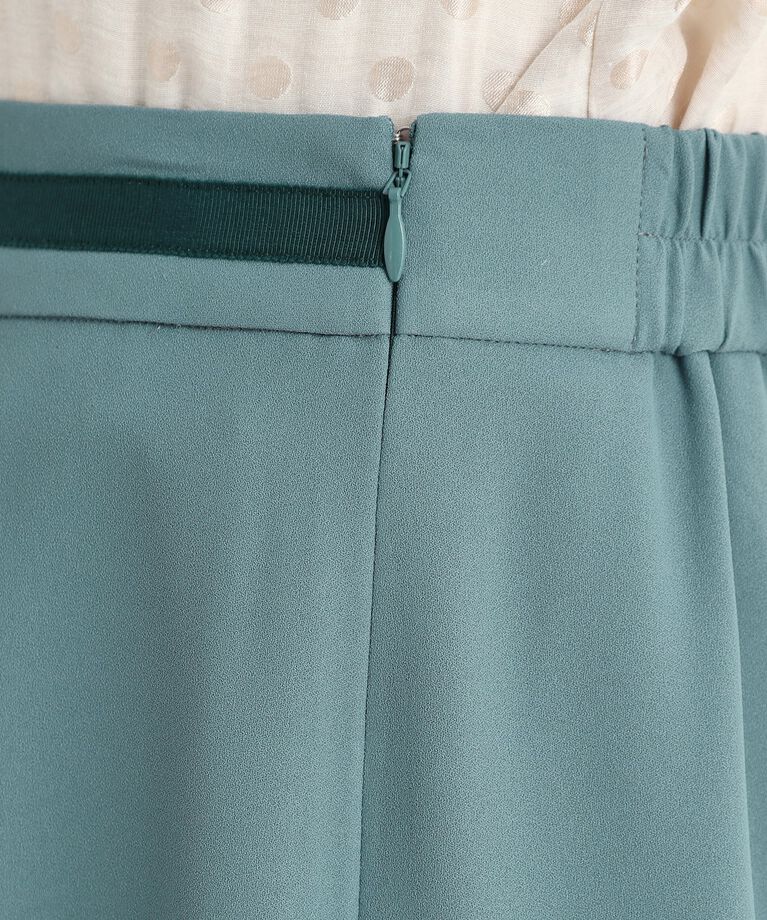 Reflect「【春SALE／手洗い可】シフォンプリーツドッキングスカート」|スカート|