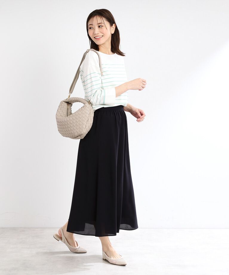 Reflect「【ショルダー付き／長財布も入る！】レザー調メッシュバッグ」|ハンドバッグ|