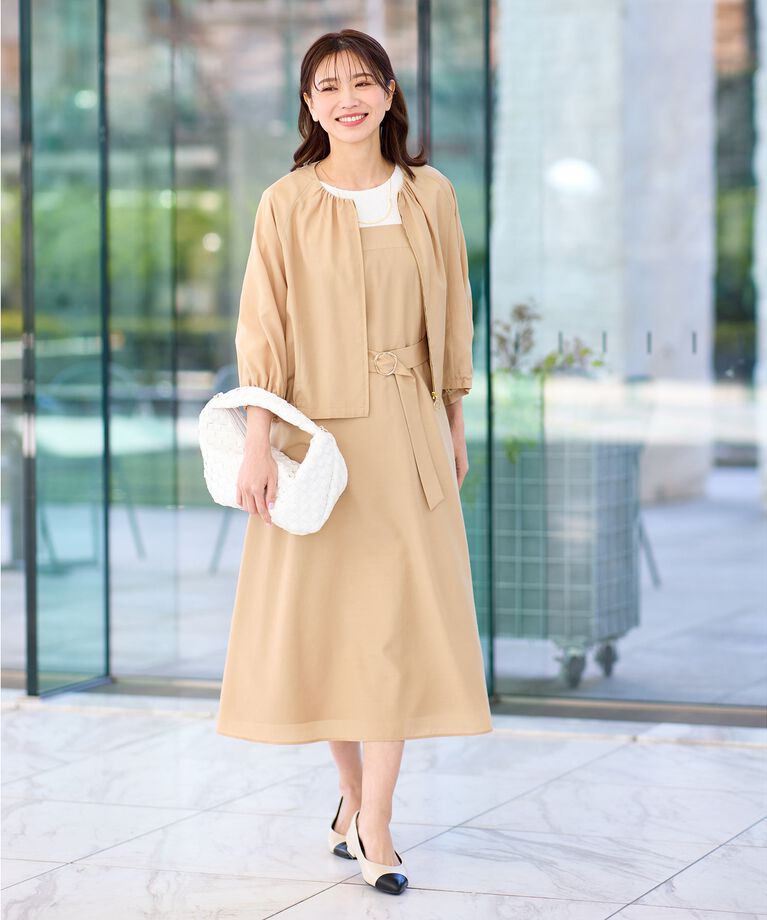 Reflect「【ショルダー付き／長財布も入る！】レザー調メッシュバッグ」|ハンドバッグ|