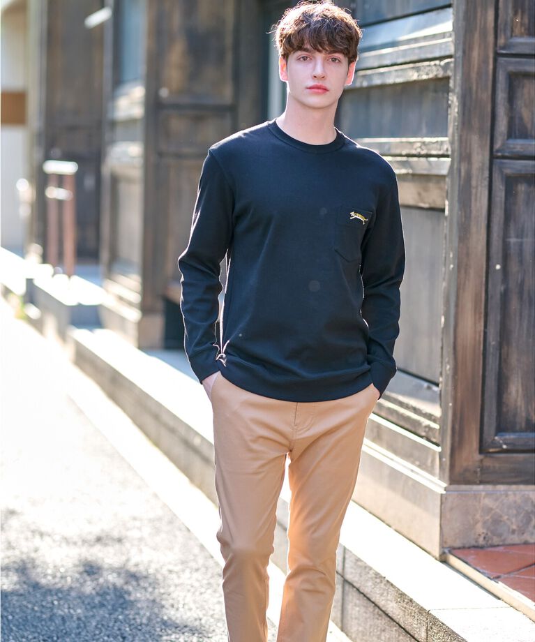 DRESSTERIOR「ハイカウント フライスロングTシャツ」|Tシャツ・カットソー|