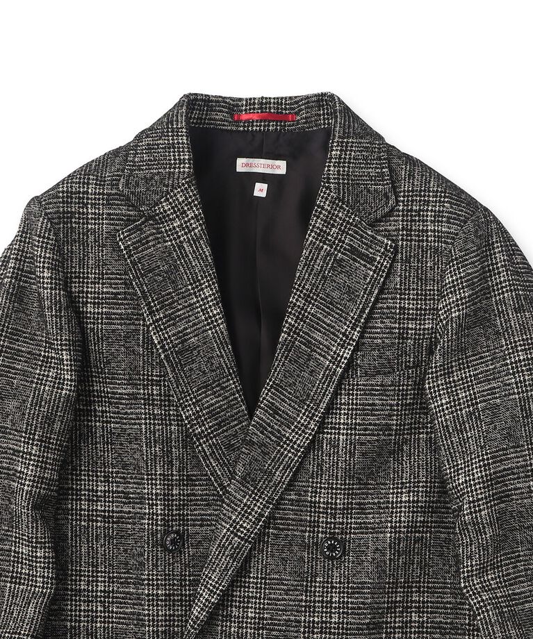 DRESSTERIOR「【セットアップ可】ループグレンチェック ダブルブレストジャケット」|テーラードジャケット|