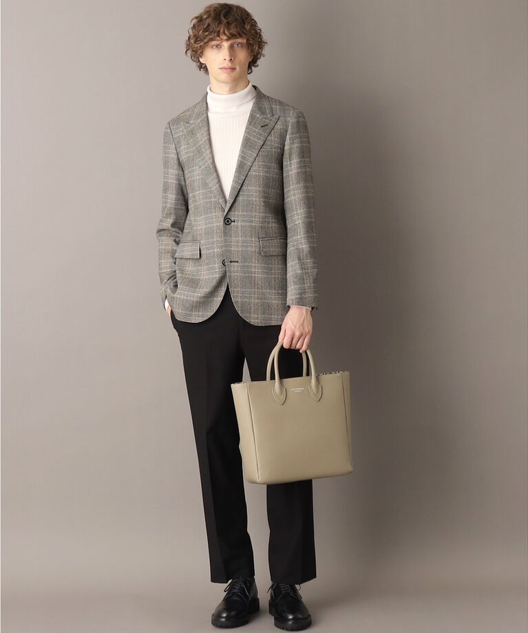 DRESSTERIOR「スクエアシュリンクレザー トートバッグ」|トートバッグ|