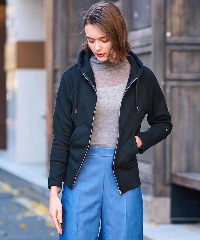 DRESSTERIOR「【NEWカラーあり】ライト裏毛ジップアップパーカ」|パーカー|