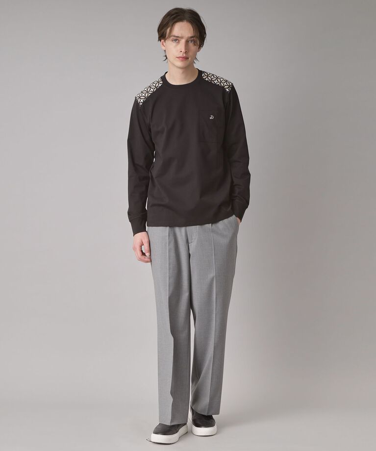 DRESSTERIOR「【接触冷感/UVカット】BACK BREEZE TECH ロングTシャツ」|Tシャツ・カットソー|