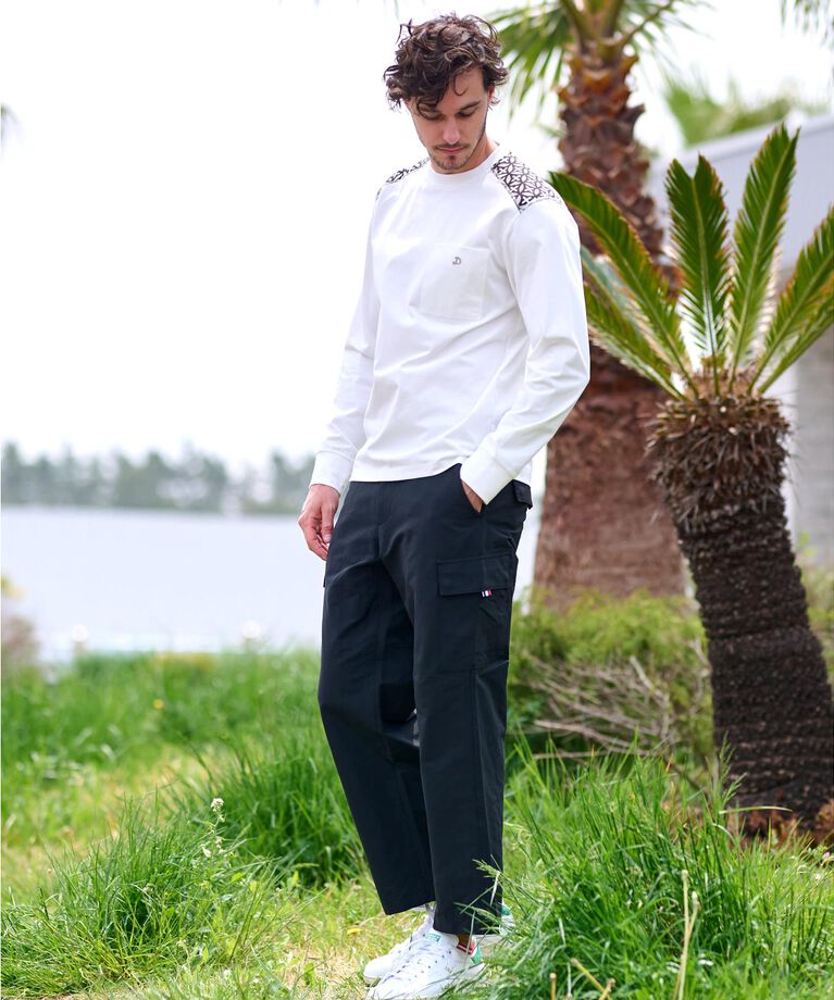 DRESSTERIOR「【接触冷感/UVカット】BACK BREEZE TECH ロングTシャツ」|Tシャツ・カットソー|