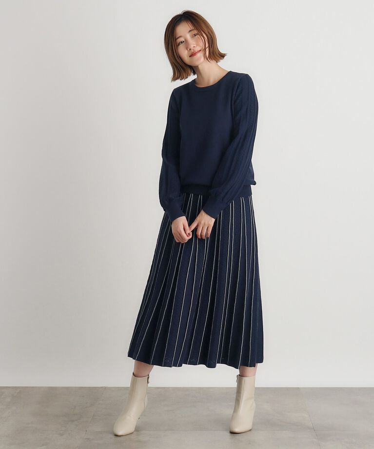 grove「SET UP対応 袖コンニットプルオーバー」|ニット・セーター|