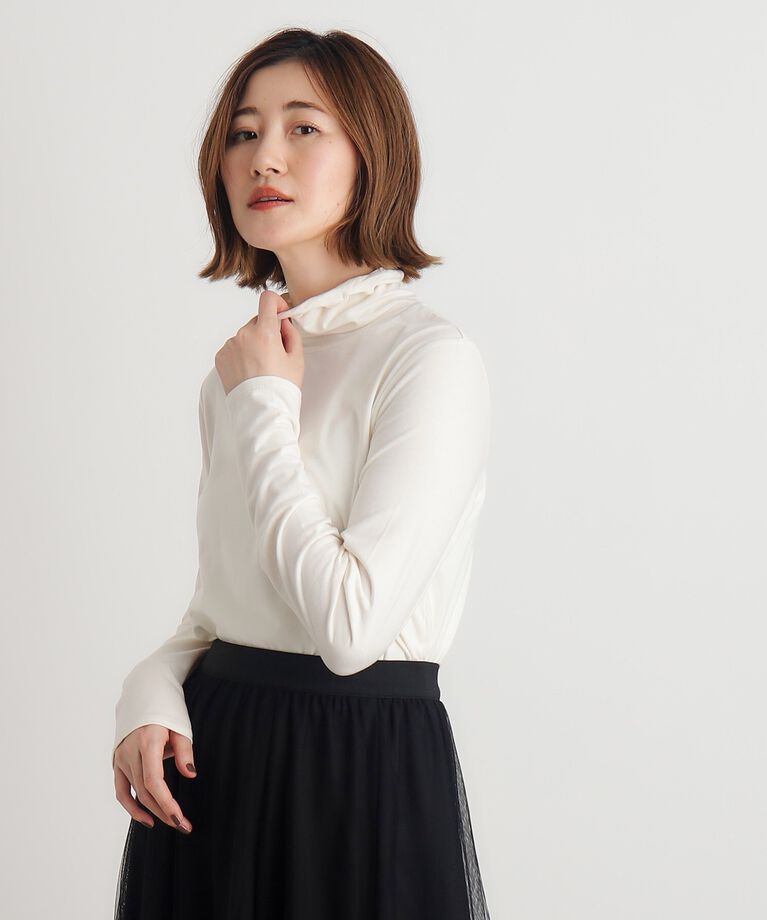grove「【吸湿発熱MW】メロータートルネックプルオーバー」|Tシャツ・カットソー|
