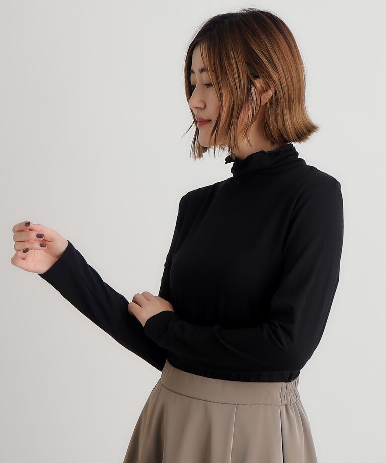 grove「【吸湿発熱MW】メロータートルネックプルオーバー」|Tシャツ・カットソー|