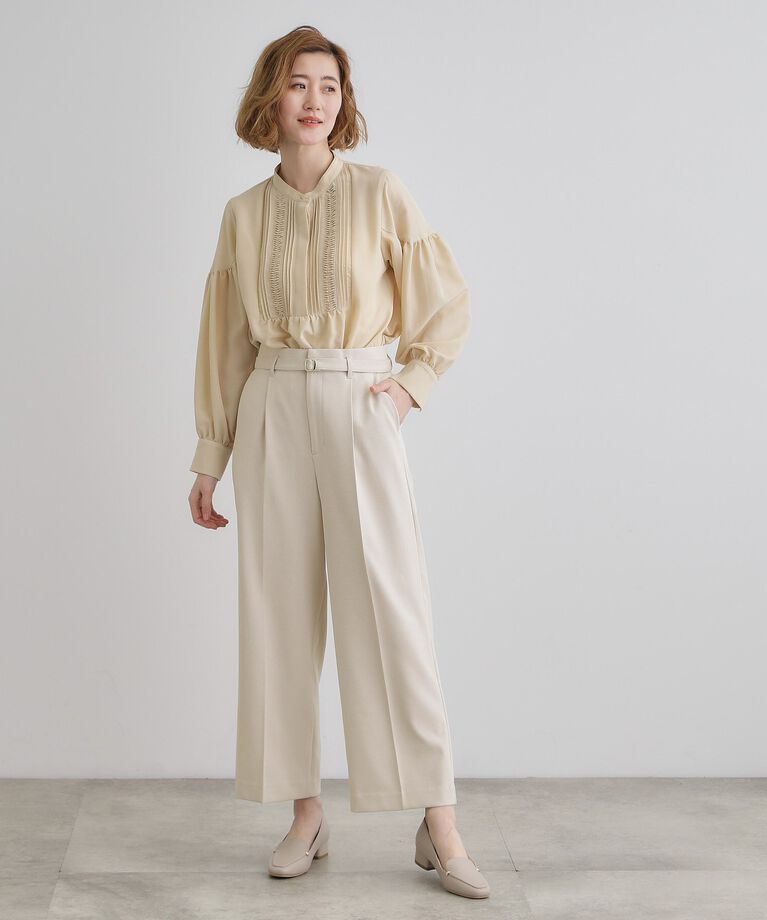 grove「【雑誌掲載】バックルベルトクロップドワイドパンツ」|その他|