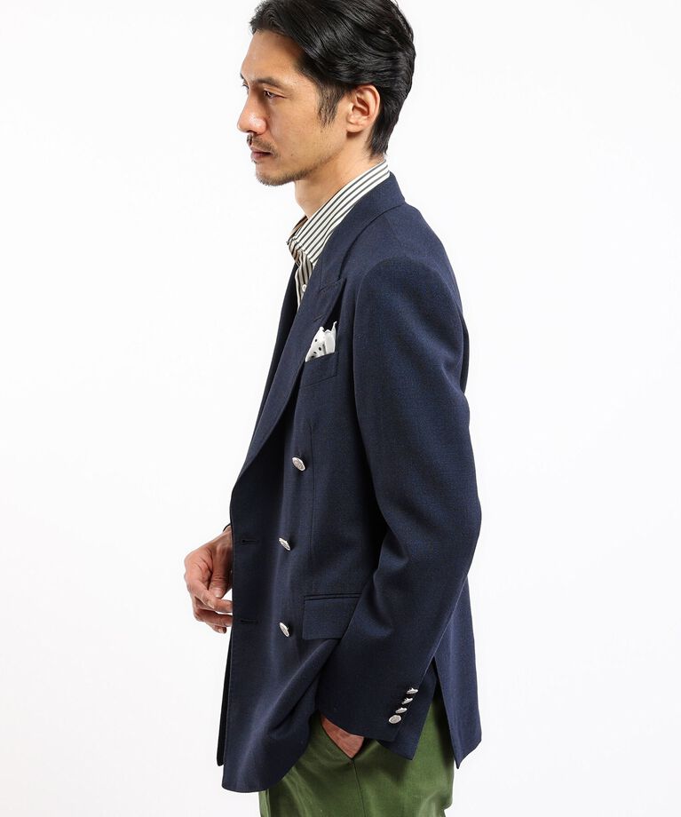 TAKEO KIKUCHI「【THE FLAGSHIP】キューバーポーラ ダブルブレステッド ジャケット」|テーラードジャケット|