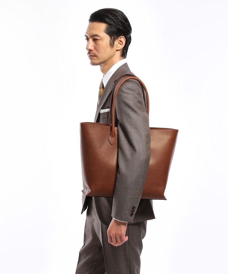 TAKEO KIKUCHI「【THE FLAGSHIP】防水レザー トート」|トートバッグ|