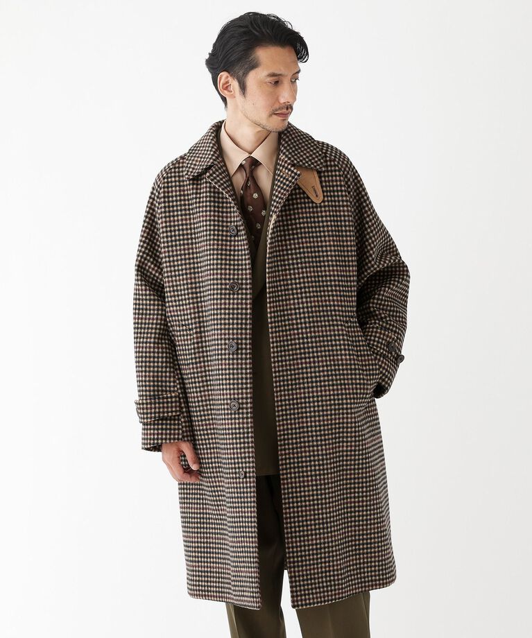 TAKEO KIKUCHI「【THE FLAGSHIP】ウールカシミヤ ダブルフェイス ビーバー コート」|ステンカラーコート|