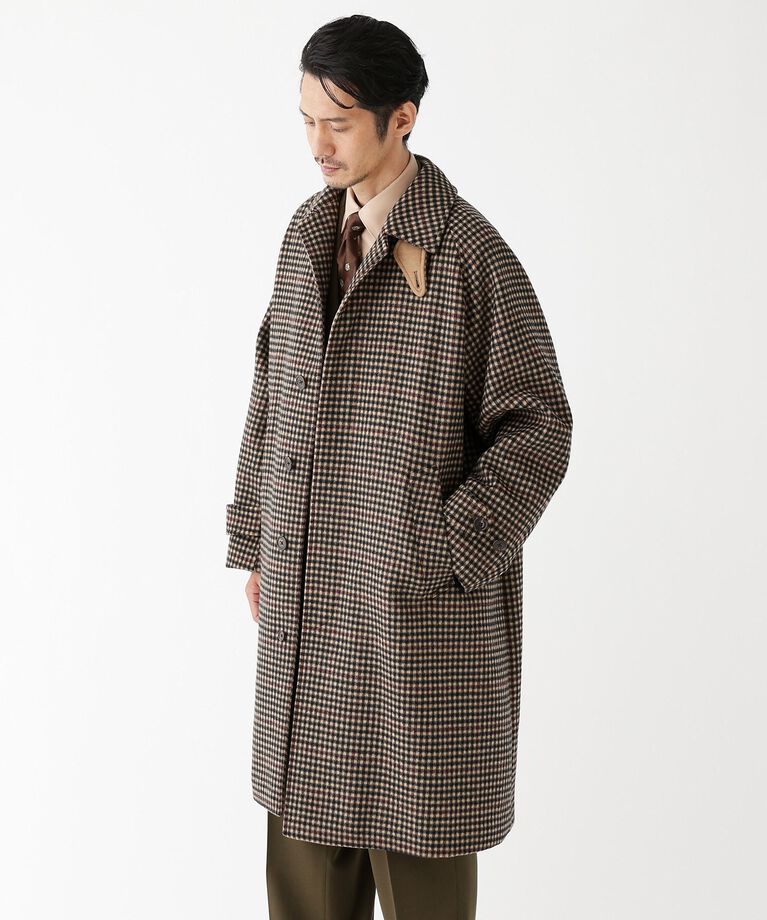 TAKEO KIKUCHI「【THE FLAGSHIP】ウールカシミヤ ダブルフェイス ビーバー コート」|ステンカラーコート|
