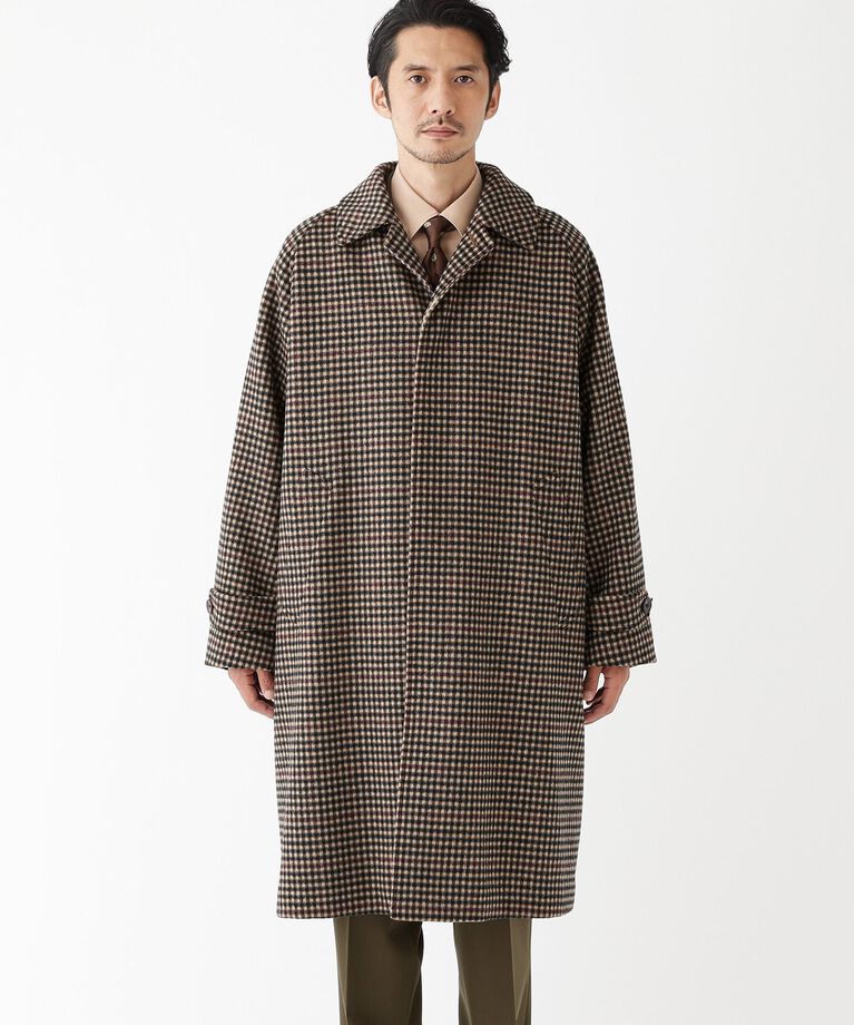 TAKEO KIKUCHI「【THE FLAGSHIP】ウールカシミヤ ダブルフェイス ビーバー コート」|ステンカラーコート|