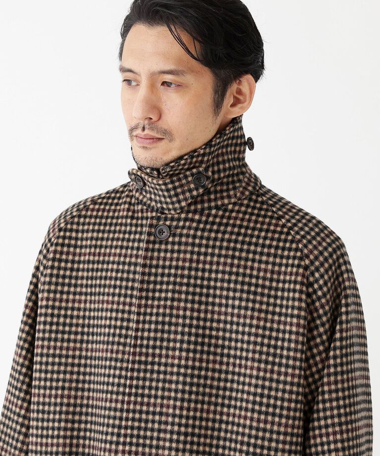 TAKEO KIKUCHI「【THE FLAGSHIP】ウールカシミヤ ダブルフェイス ビーバー コート」|ステンカラーコート|