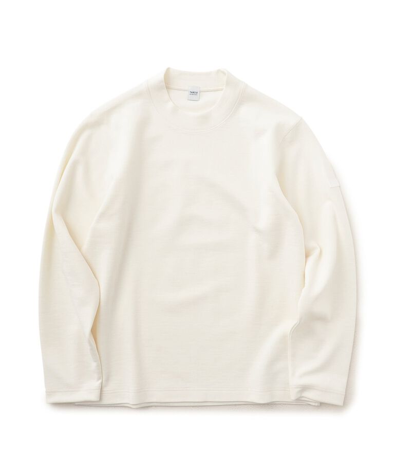 TAKEO KIKUCHI「【Sサイズ～】ウールブレンド ポンチ カットソー」|Tシャツ・カットソー|