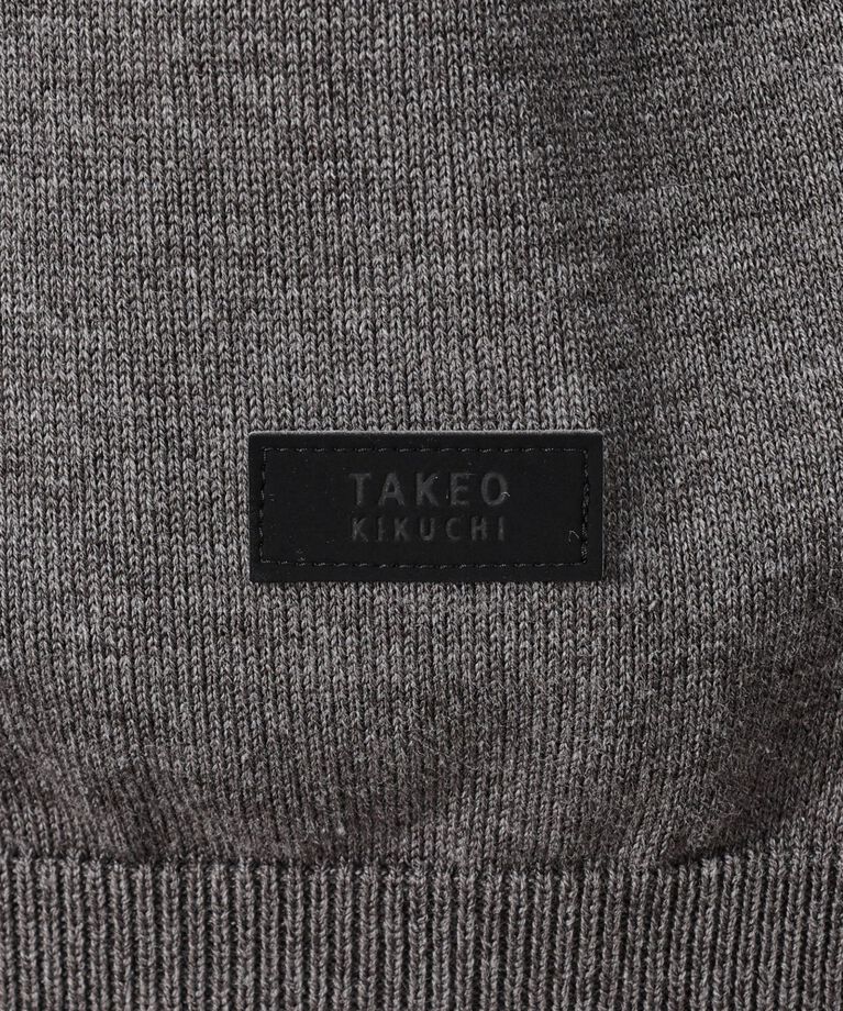 TAKEO KIKUCHI「【Made in JAPAN】スクエア インターシャ ニット」|ニット・セーター|