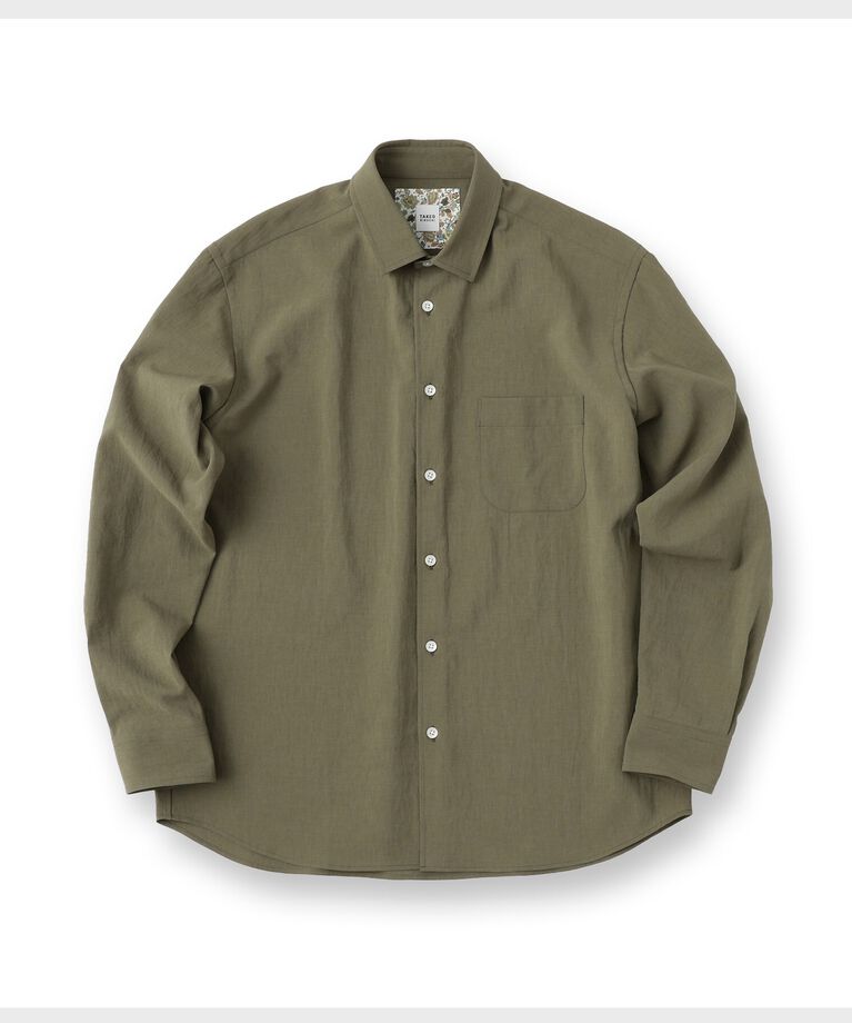 TAKEO KIKUCHI「【Made in JAPAN】麻調ショートカラーシャツ」|シャツ・ブラウス|