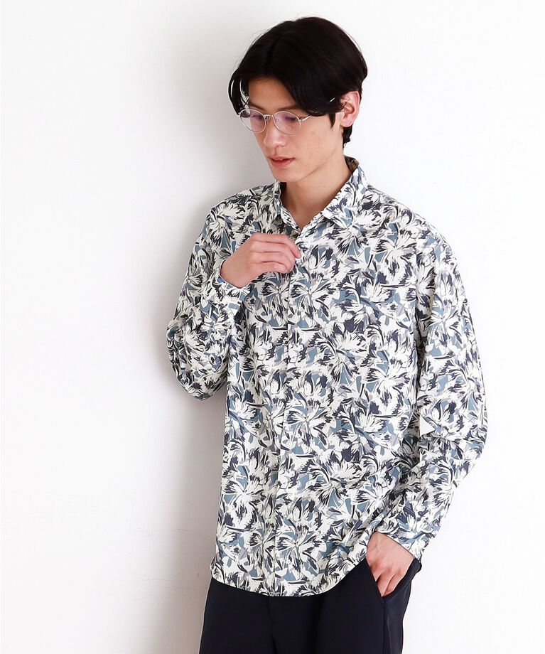 THE SHOP TK「ドライポリ長袖プリントシャツ」|シャツ・ブラウス|