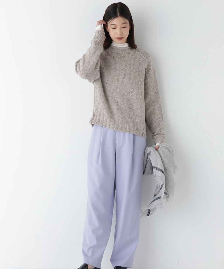  「◆ウールフラノワイドテーパードパンツ」|その他|