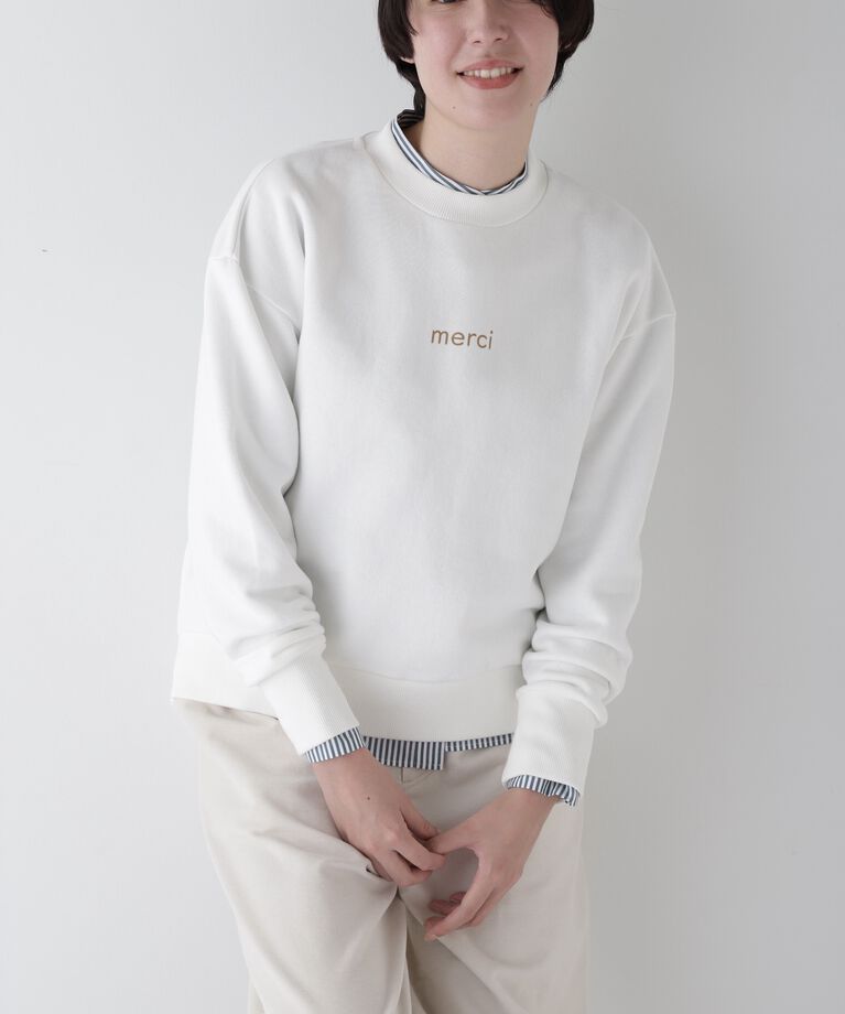  「◆裏毛ロゴスウェット」|Tシャツ・カットソー|ホワイト