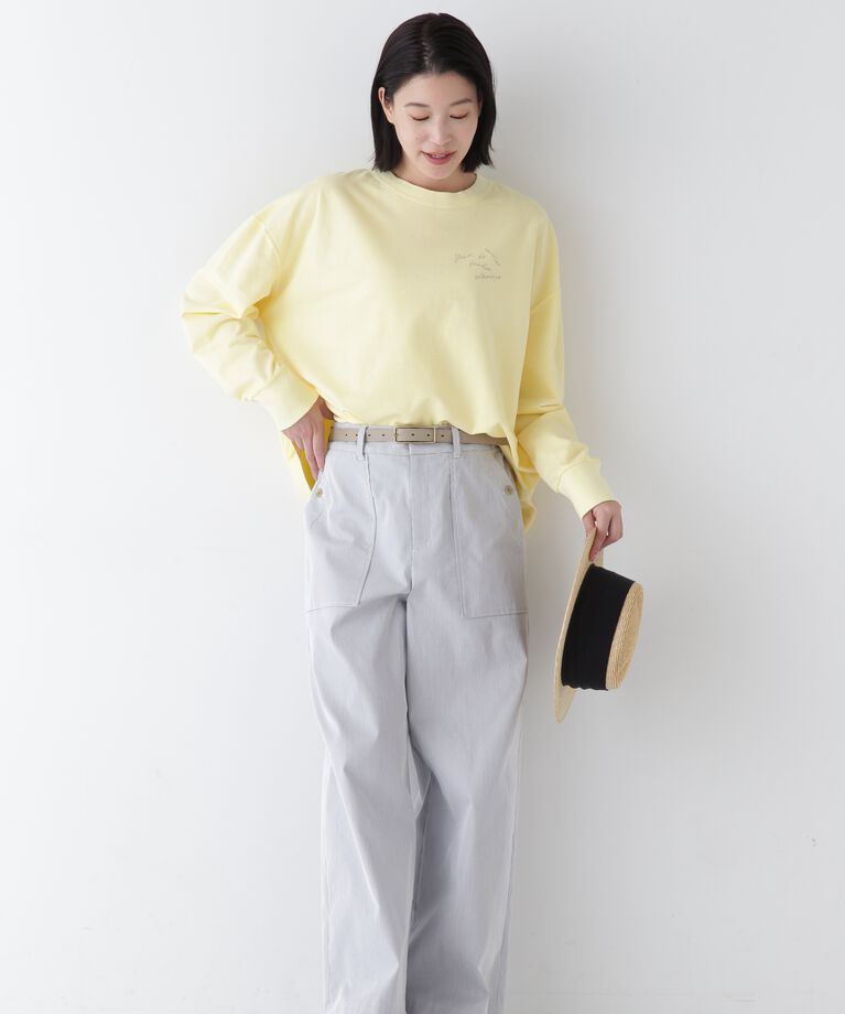  「◆ミニ裏毛ロゴトレーナー」|Tシャツ・カットソー|