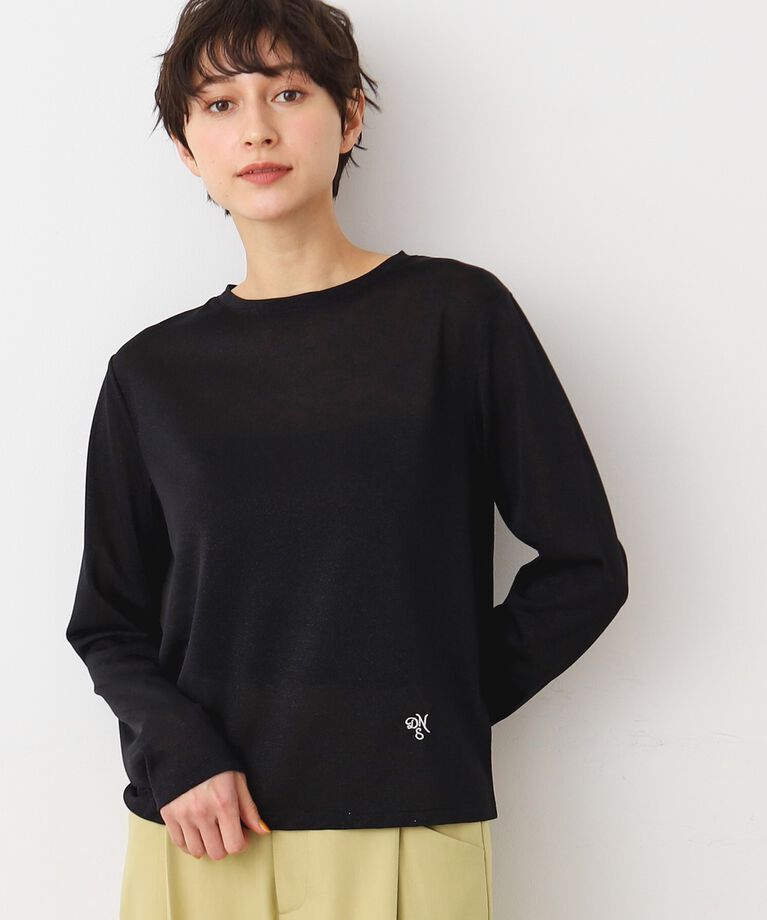 Dessin「【洗える】シアーカットソー」|Tシャツ・カットソー|ブラック(019)