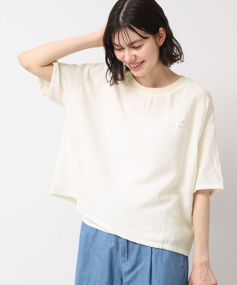 Dessin「【洗える・4サイズ展開】ロゴ入りブラウス（XS～L）」|シャツ・ブラウス|