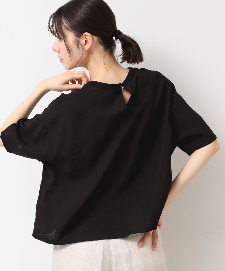 Dessin「【洗える・4サイズ展開】ロゴ入りブラウス（XS～L）」|シャツ・ブラウス|