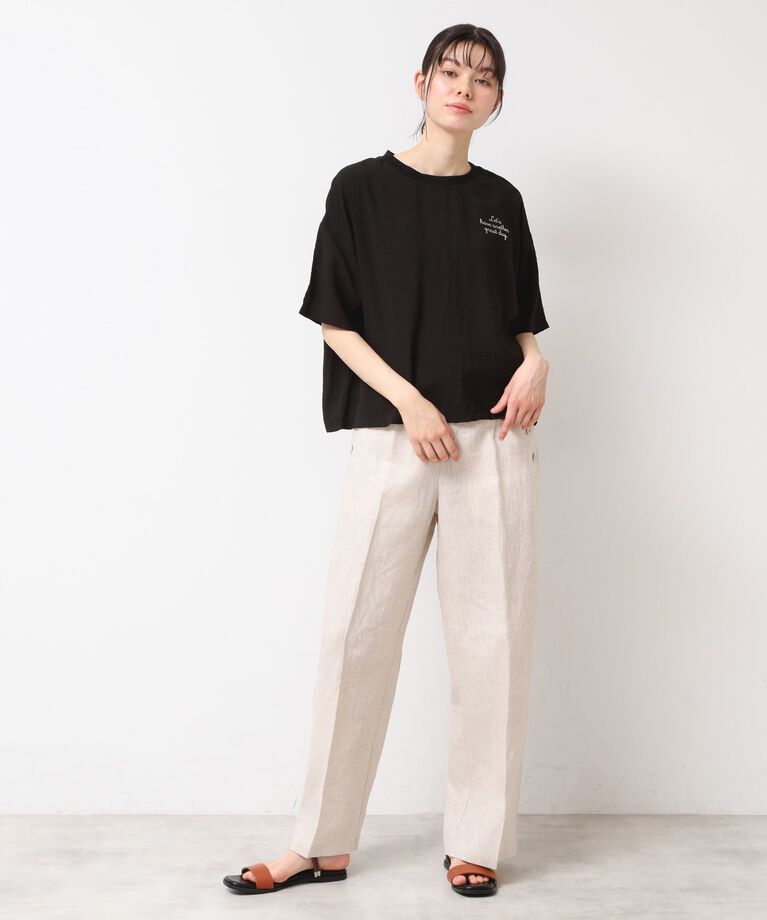 Dessin「【洗える・4サイズ展開】ロゴ入りブラウス（XS～L）」|シャツ・ブラウス|