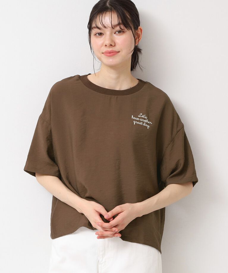 Dessin「【洗える・4サイズ展開】ロゴ入りブラウス（XS～L）」|シャツ・ブラウス|