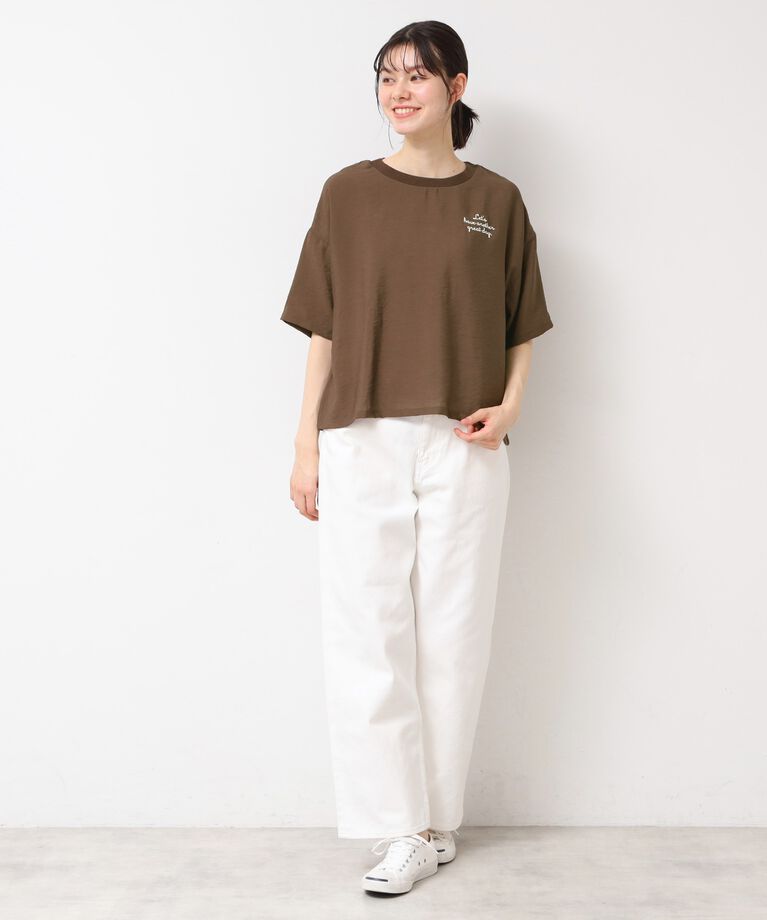 Dessin「【洗える・4サイズ展開】ロゴ入りブラウス（XS～L）」|シャツ・ブラウス|