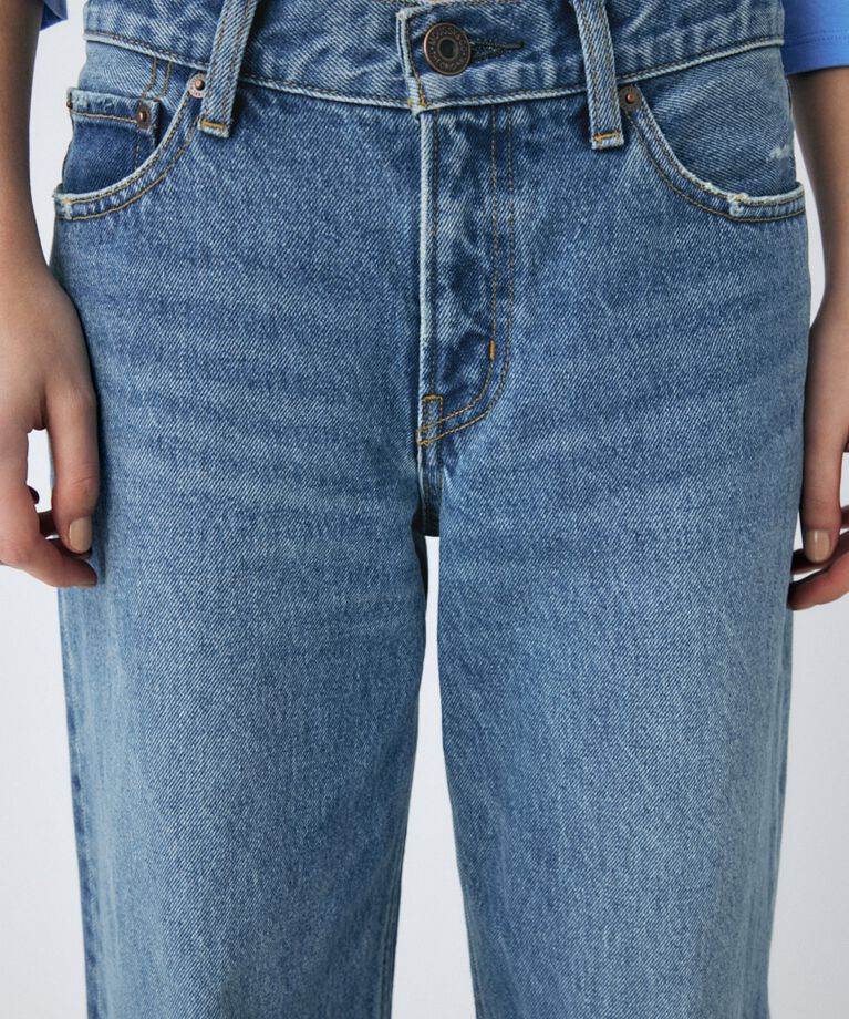 MOUSSY「90S LOWRISE LOOSE STRAIGHT」|デニム|
