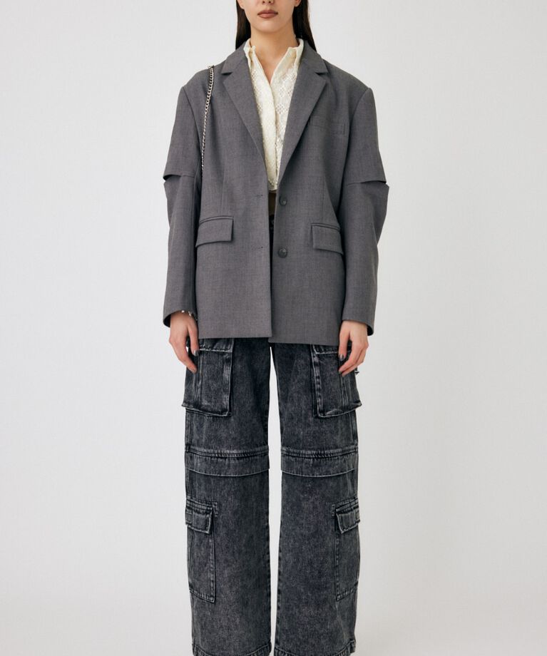 MOUSSY「LOWRISE CARGO STRAIGHT」|デニム|