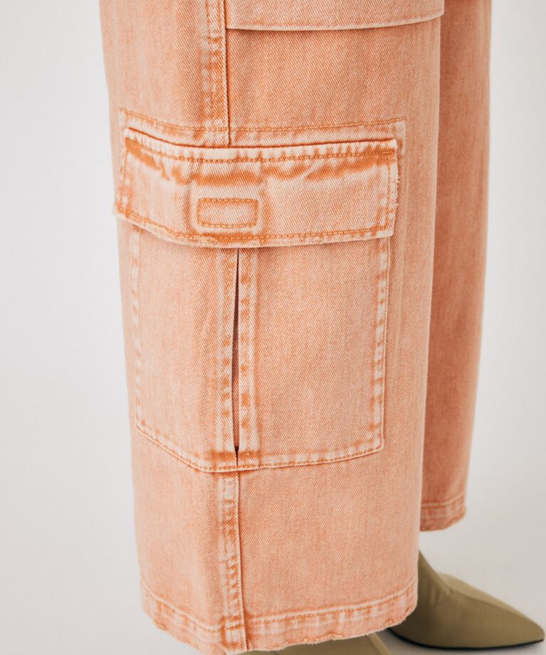 MOUSSY「LOWRISE CARGO STRAIGHT」|デニム|