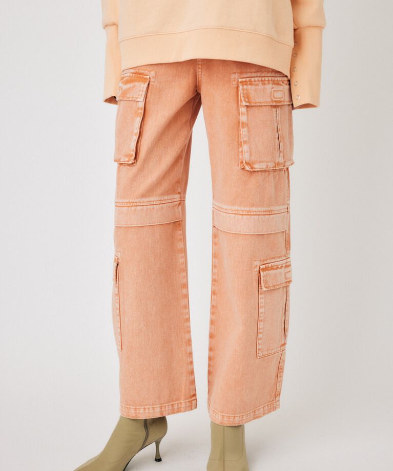 MOUSSY「LOWRISE CARGO STRAIGHT」|デニム|